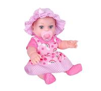 ZEPFJHE 12 Pollch Rorns Bambole per Bambini con Outfit Arcobaleno E Calzini Ciuccio Regalo Perfetto Bambino Confortevole E Istruzione Rorti Bambola Bambini