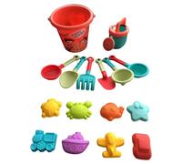 ZEPFJHE 14/16 Giocattolo da Gioco per Bambini con Irrigazione Secchio da Spiaggia può Pala E Stampi La Spiaggia Creativa Gioca A Stampi Animali Marini