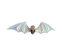 ZEPFJHE 1pc Friendly Bat A Forma Pipistrello Per Le Feste A Tema Scuro Della Punk Comode Accessori In Costume In Resina Purlette Pipistrelli