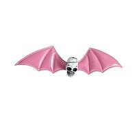 ZEPFJHE 1pc Friendly Bat A Forma Pipistrello Per Le Feste A Tema Scuro Della Punk Comode Accessori In Costume In Resina Purlette Pipistrelli