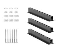 ZEPFJHE 2/3pcs Heavy Duty Regolabile Garage Mensola In Acciaio Al Carbonio Multifunzione Sistemi di Stoccaggio Garage Organizzatori Rack Per Attrezzatura Da Campeggio Regolabile Workshop Scaffalature