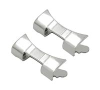 ZEPFJHE 2 adattatori per smartwatch, resistenti e sicuri, per cinturino di ricambio, 20mm, Acciaio inossidabile