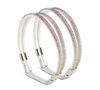 ZEPFJHE 2 lacci elastici regolabili per scarpe da donna tacco alto con strass impreziositi scarpe allentate cinghie sandali cintura scarpe lacci antiscivolo, Diamanti colorati, Taglia unica