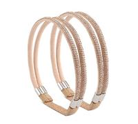 ZEPFJHE 2 lacci elastici regolabili per scarpe da donna tacco alto con strass impreziositi scarpe allentate cinghie sandali cintura scarpe lacci antiscivolo, G, Taglia unica