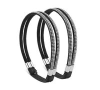 ZEPFJHE 2 lacci elastici regolabili per scarpe da donna tacco alto con strass impreziositi scarpe allentate cinghie sandali cintura scarpe lacci antiscivolo, I, Taglia unica
