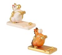 ZEPFJHE 2026 Anno di questo cavallo colofonia supporto per telefono con simbolo della ricchezza fortunata e design forti, aggiornamento del supporto mobile per scrivania a tema cavallo accessorio per