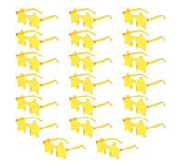 ZEPFJHE 20pcs Trasparenti Colore Della Caramella Stelle Occhiali Da Sole Senza Montatura Occhiali Da Sole Per Festival Evento Divertente Occhiali Da Sole