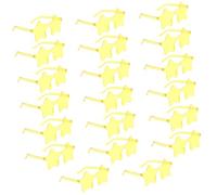 ZEPFJHE 20pcs Trasparenti Colore Della Caramella Stelle Occhiali Da Sole Senza Montatura Occhiali Da Sole Per Festival Evento Divertente Occhiali Da Sole