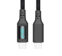 ZEPFJHE 240W 480MBPS USB2.0 Tipo C per Tipo C Trasferimento Dati Rapidi con Cavo con Visualizzazione LED per Telefono 15 E più Ricarica Potente Ricarica
