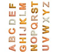 ZEPFJHE 26 Lettere Morbide in Silicone Blocchi Giocattolo da Bagno Set per Bambini età Pari O Superiore A Educazione Educativa per Bambini Apprendimento da Bagno