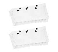 ZEPFJHE 2pcs Outdoor Lure Borsa di Pesca Trasparente Contenitore di Pesce Snapping Pieghevole Vivi Osservazione Pesce Facile da Trasportare Portatile Outdoor Lure Pesca