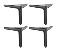 ZEPFJHE 4 gambe moderne in metallo per armadietti triangoli mobili in metallo per divano sedia e armadio sostituzione facile installazione gambe