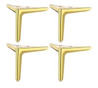 ZEPFJHE 4 gambe moderne in metallo per armadietti triangoli mobili in metallo per divano sedia e armadio sostituzione facile installazione gambe