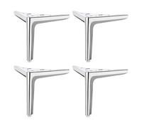 ZEPFJHE 4 gambe moderne in metallo per armadietti triangoli mobili in metallo per divano sedia e armadio sostituzione facile installazione gambe
