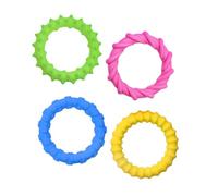 ZEPFJHE 4 Pacchetti Giocattolo per Braccialetti Bambini E Braccialetti Silicone Masticabile Alleviare Lo Stress E Concentrare Giocattolo della Consistenza Sensoriale