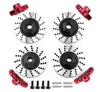 ZEPFJHE 4pack Rotore Freno Rotore Motroni A Disco Freno Adattatori per 1/10 Auto Telecomandate Strada Alte Prestazioni Aggiornamenti Telecomandati
