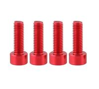 ZEPFJHE 4pcs Bici Da Strada Bottiglie D'acqua Bullone Gabbia Bullone Resistente alla corrosione Viti Con La maggior parte dei Modelli di Biciclette Accessori Bici