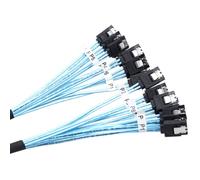 ZEPFJHE 8Pcs SataSAS Cavo SATA3 Dati Cavi Con Chiusure Di Bloccaggio Per Connessione Sicura Server Computer Cavo Dati Veloce Velocità
