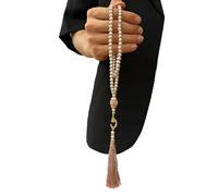 ZEPFJHE 99 Perle Tasbih Musulmani Preghiere Artificiali Finiscono Senza Intoppi Per Esperienza Religiosa E Serenità Preghiera Islamiche Tasbih