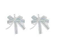 ZEPFJHE Accessori Per Clip Scarpe Decorative In Pizzo Bowknot Shoelace Ornament Con Perle Finte Dettagli Per Eventi Formali Indossa Casual Indossa Eleganti Clip Scarpe Eleganti Studenti