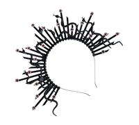 ZEPFJHE Accessorio creativo per capelli punk a forma di serpente, per cosplay, aggiunge un tocco di mistero a qualsiasi occasione, accessorio gotico per festival