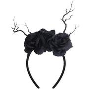 ZEPFJHE Accessorio per capelli a forma di ramo di albero, comodo copricapo in resina, accessorio unico per feste di Halloween, cerchietto per capelli