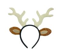 ZEPFJHE Accessorio per costume da festa di Natale Cervo Orecchio Cervo Fascia Coda Naso Gonna Per Donne Ragazza Compleanno Halloween Cosplay Fascia Regolabile Per Le Donne