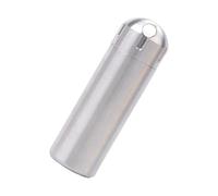 ZEPFJHE Acciai Inossidabile Pillole per Pillole Portachia Portachiave Cuscinetti Tasca da Tasca Piccoli Dottiglie Medicine Contenitore Esterno Impermeabili Le Portachiavi