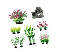 ZEPFJHE Acquari Delicati Paesaggio Artificiale Terrestre Paesaggio Gambere Statue Statue Habitat Habitat Decoro Serbatoi Pesce Accessori