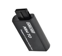 ZEPFJHE Adattatore convertitore portatile da N64 a HDTV Plug & Play Uscita video da 3,5 mm 1080P per console Display Gaming Hdtv Adapter