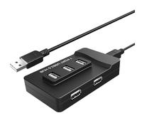 ZEPFJHE Adattatore splitter di ricarica USB 2.0 a 7 porte per computer, auto, casa, viaggi, elettronica, accessori