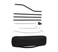 ZEPFJHE Altezza regolabile Lampada da Campeggio Pali Luce Esterna Appeso Lampada Stand Per Escursionismo Pesca Zaino Compatti Viaggio Leggero Hanging Stand