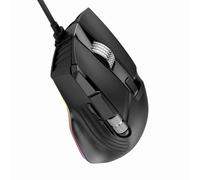 ZEPFJHE Alto mouse preciso di gioco del cavo con 1200-12400DPI personalizzabile ARGB modalità di illuminazione Controllo preciso del mouse superiore del filo
