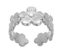 ZEPFJHE Anelli alla moda unisex regolabili gioielli di moda apertura irregolare gioielli in acciaio inossidabile texture anelli da indossare tutti i giorni, B, come descritto, come descritto