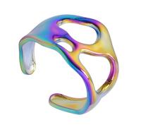 ZEPFJHE Anelli comodi alla moda unici anelli irregolari in lega accessori alla moda comodi da indossare per abiti eleganti accessorio per feste, Misura unica, come descritto, come descritto