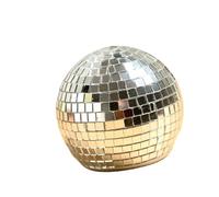 ZEPFJHE Apribottiglie in vetro a specchio a forma di palla da discoteca con superfici riflettenti, apertura rapida, sollevatore per tappi di birra per feste e riunioni in vetro