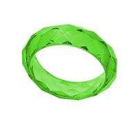 ZEPFJHE Artistica Geometrica Sfaccettata In Resina Chiara In Resina Portatile Comoda Decorazione Accessori Eleganti Per Abbigliamento Quotidiano La Bracciale Geometrica