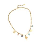 ZEPFJHE Artistico Turchese Perle Elefante Pendente Collana Trendy Cuore Fascino Neckchain Gioielli Unici Accessori Moda Gioielli Regalo, Misura unica, come descritto, come descritto