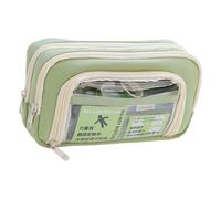 ZEPFJHE Astuccio a più strati Astuccio per matite ad alta capacità Organizer per pennarelli Sacchetti per forniture artistiche Borse da viaggio Borsa cosmetica professionale per ufficio Custodia per