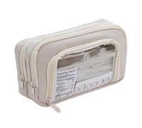 ZEPFJHE Astuccio a più strati Astuccio per matite ad alta capacità Organizer per pennarelli Sacchetti per forniture artistiche Borse da viaggio Borsa cosmetica professionale per ufficio Custodia per