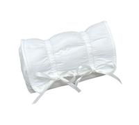 ZEPFJHE Astuccio per matite ad alta capacità, 19,5 x 8,5 x 7,4 cm, multifunzione, custodia da viaggio per cosmetici, borsa da viaggio per ragazze, blu, bianco