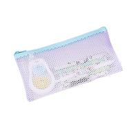 ZEPFJHE Astuccio per matite di grande capacità, in nylon, resistente all'acqua, per scuola e ufficio, 22,5 x 12 cm, ergonomici, per scuola e ufficio, Viola