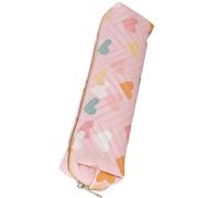 ZEPFJHE Astuccio portapenne in pelle resistente all'acqua, astuccio portatile per penne, organizer per studenti, ufficio, professionale, per bambini, scuola, B