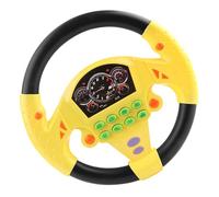 ZEPFJHE Bambini Che Guidano Volante Giocattolo con Suono Realistico E Mani Musicali E Coordinamento degli Occhi Educativi per Bambini.