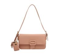 ZEPFJHE Borsa a secchiello stropicciata con fascino staccabile morbida borsa a mano in pelle PU per le donne borse a tracolla spaziose e pratiche, Blu