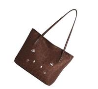 ZEPFJHE Borsa a tracolla con manico borsa a tracolla Messenger Toted Bag e borse a tracolla in ecopelle regalo borse in pelle e, Colore caffè.