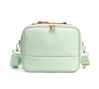 ZEPFJHE Borsa a tracolla per fotocamera DSLR CP910/1200/1300, con tracolla imbottita, antifurto, borsa a tracolla, Verde, Set Bagagli