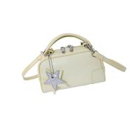 ZEPFJHE Borsa a tracolla quadrata in pelle PU palmare borse da bowling con tracolla regolabile per shopping e pendolarismo borsa da bowling moda coreana