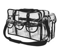 ZEPFJHE Borsa cosmetica da donna in PVC Borsa cosmetica da spiaggia femminile Cosmetici Custodia da toilette di grande capacità per la casa da viaggio, Come descritto.