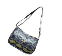 ZEPFJHE Borsa da donna Retro Spalla Semplice Borsa Ascellare PU Pelle Crossbody Piccola Ascella Pendolarismo Per Tutti i giorni In Pelle PU Crossbody Per Le Donne Piccola Spalla Retro Ascelle, Blu